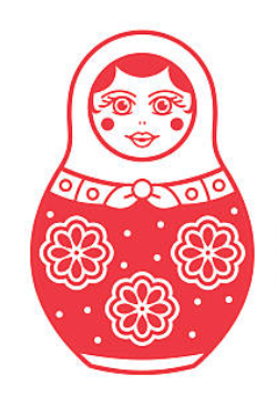 Tatouage Poupée Russe Rouge Iconique