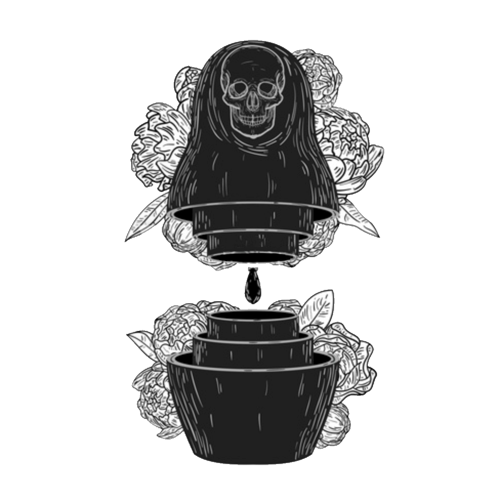 Tatouage "Poupée Russe Skull"