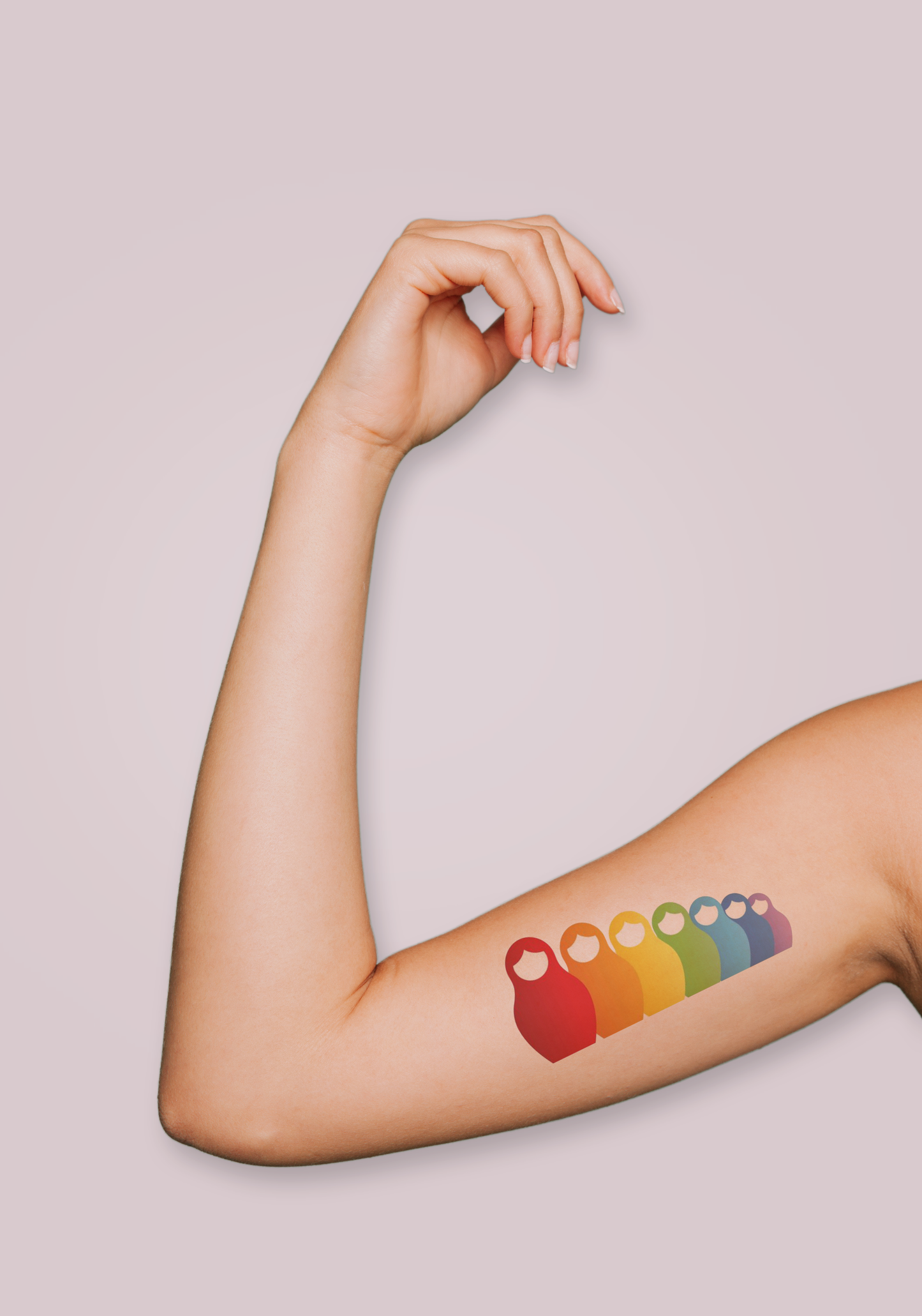 Tatouage Rainbow Russian Dolls