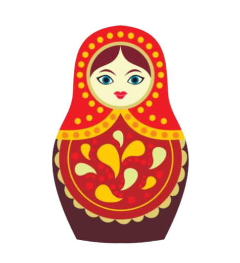Tatouages Poupée Russe Rouge