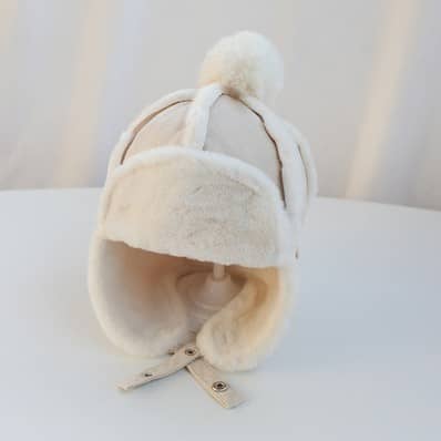 CHAPKA ENFANT EN POLAIRE - BEIGE