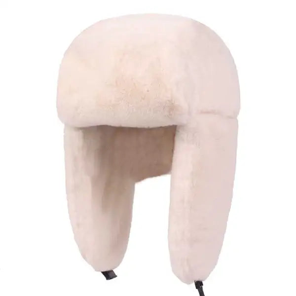 Chapka Blanche pour Femme
