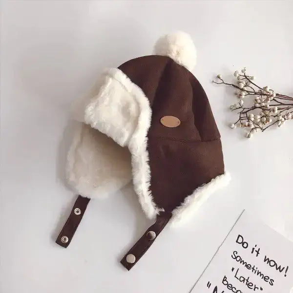 Chapka Bébé Marron Foncé - Collection Douceur Infantile