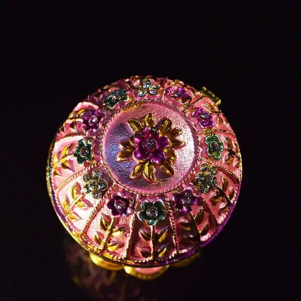 Réplique d'Œuf de Fabergé en Morganite