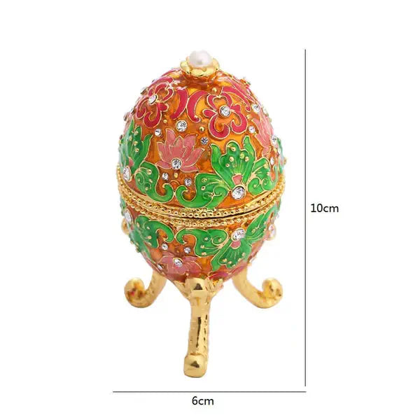 FABERGÉ LUXE: ŒUF ÉCLATANT DE TOPAZE IMITATION