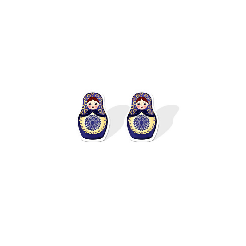 Boucles d'Oreilles Matriochka by GIULIA