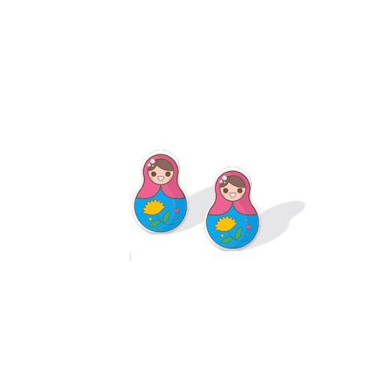 Boucles d'Oreilles Matriochka ESMEE - Collection Exclusive