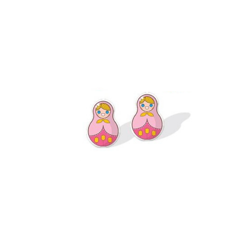 Boucles d'Oreilles Matriochka APOLLINE - Collection Exclusive