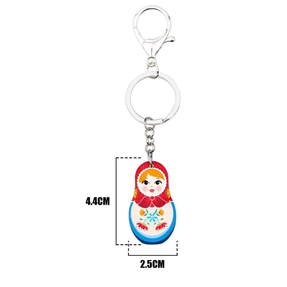 Porte-Clé Poupée Russe de Collection