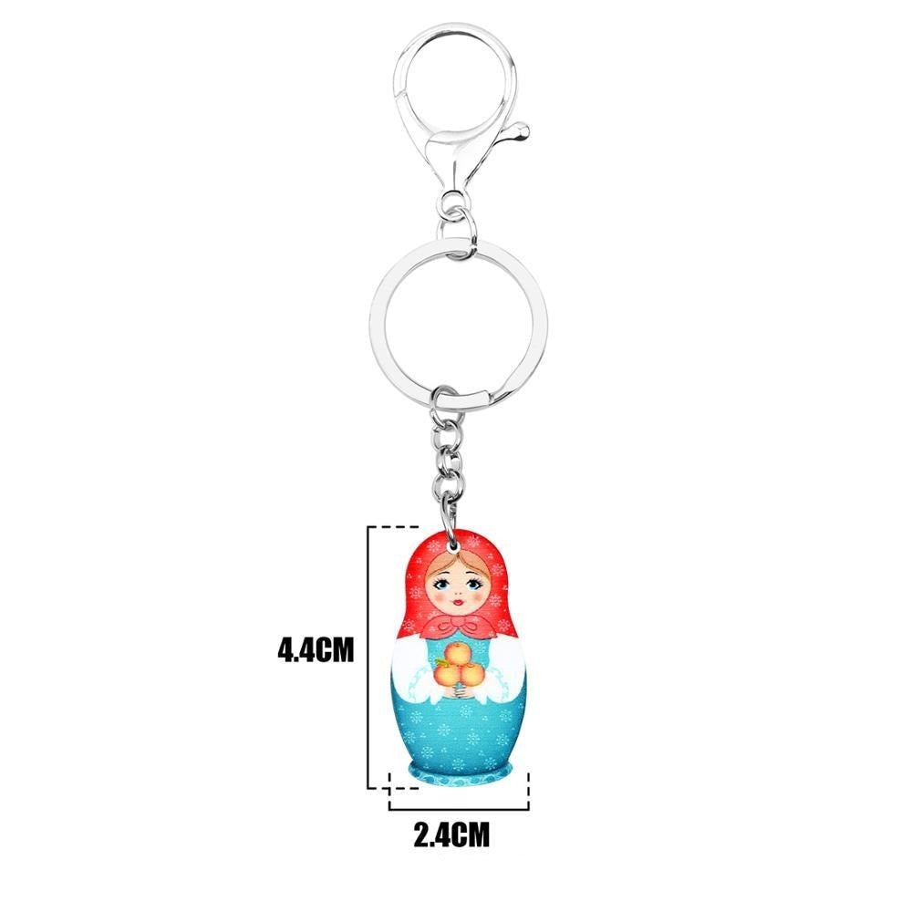 Porte-Clé Poupée Russe - Édition Orange glam