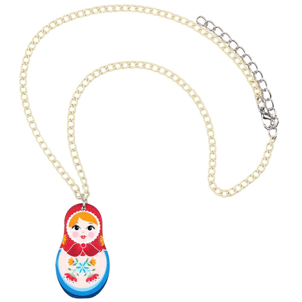 Collier Matriochka MARINE - Édition Exclusive
