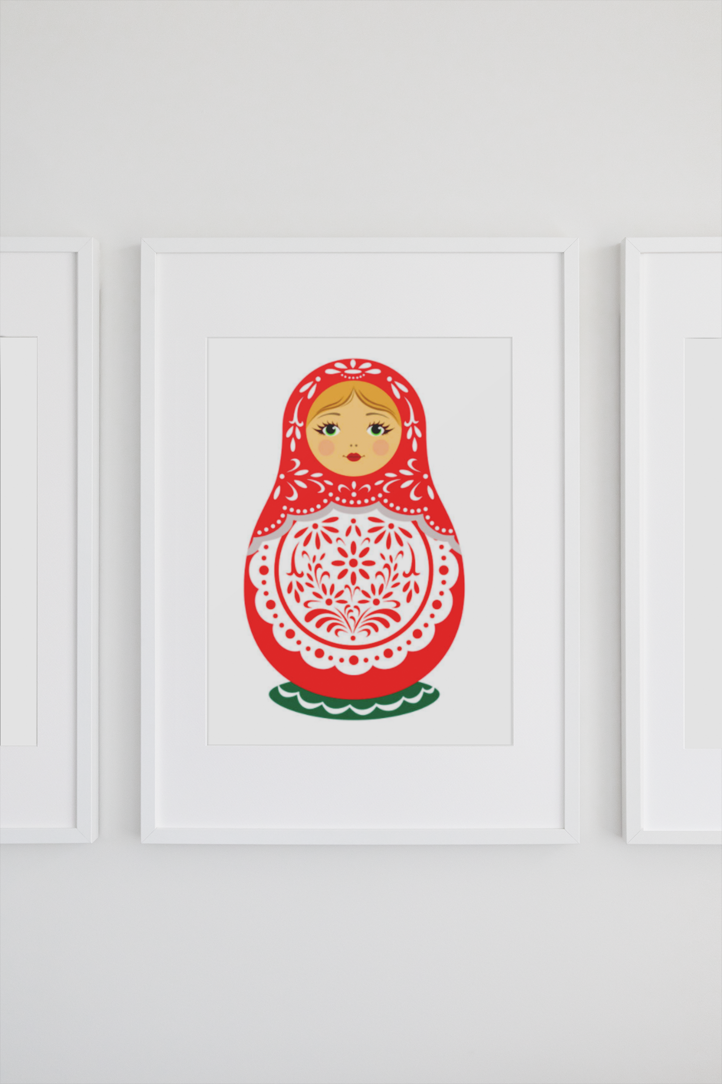 Tableau de Poupée Russe Traditionnelle