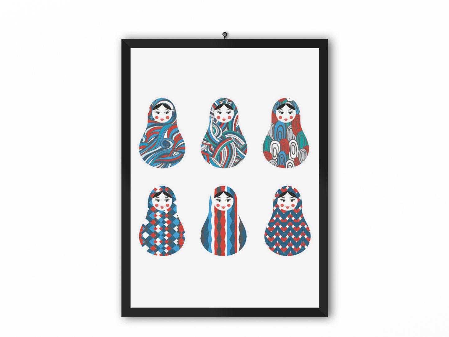Tableau de Poupées Russes de Collection "Honneur"