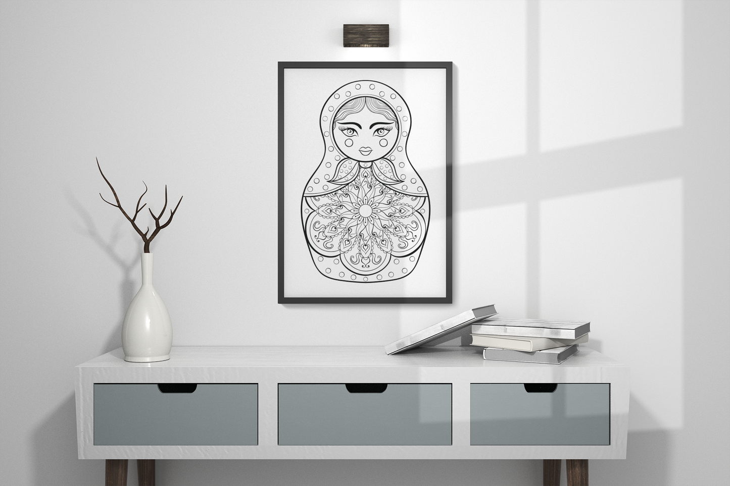 Tableau Poupée Russe Mandala by ZenArt