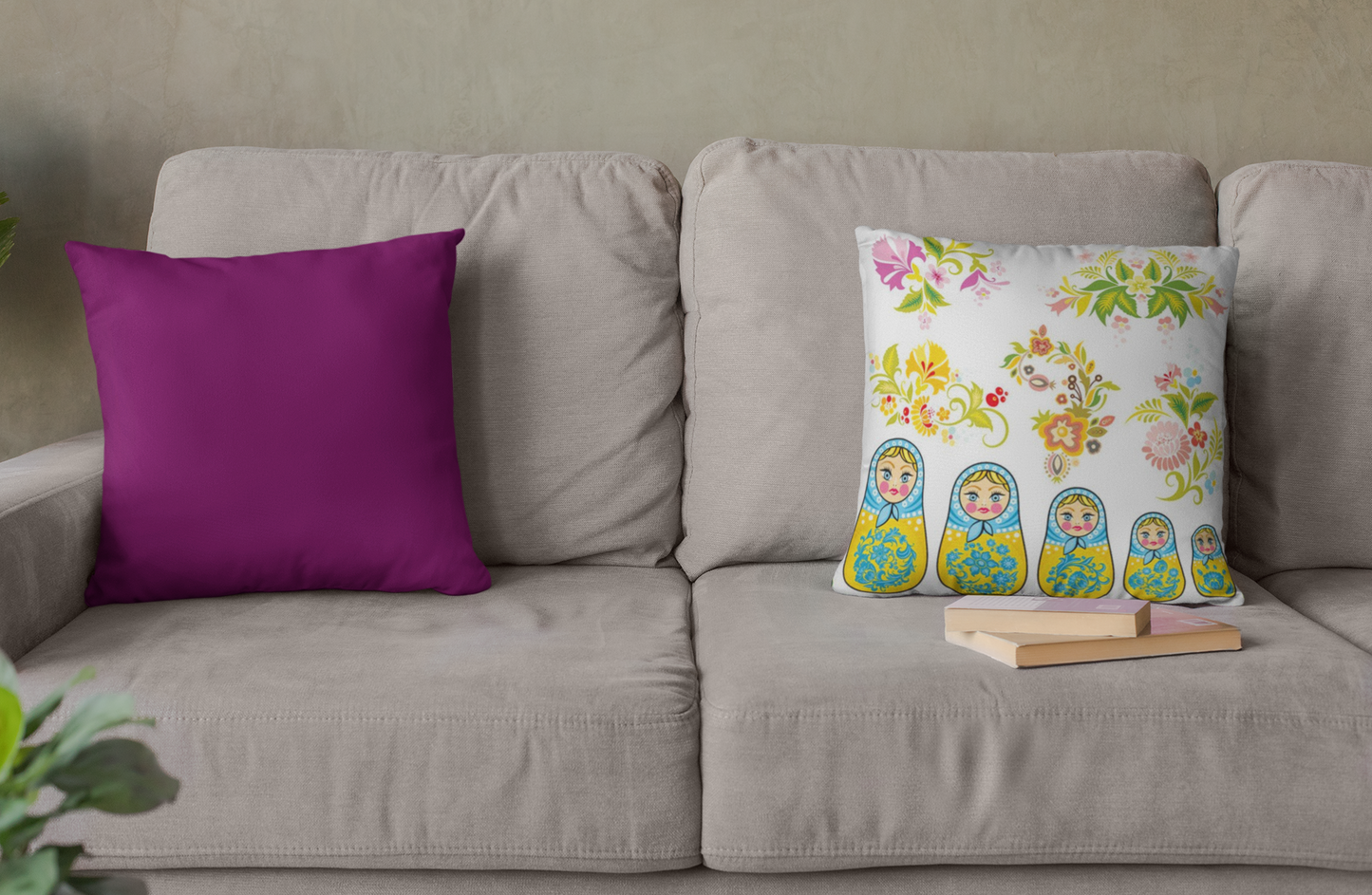 Coussin Matriochka Éco Chic