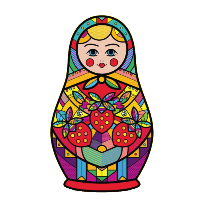 Tatouage Poupée Russe Fraise - Édition Spéciale