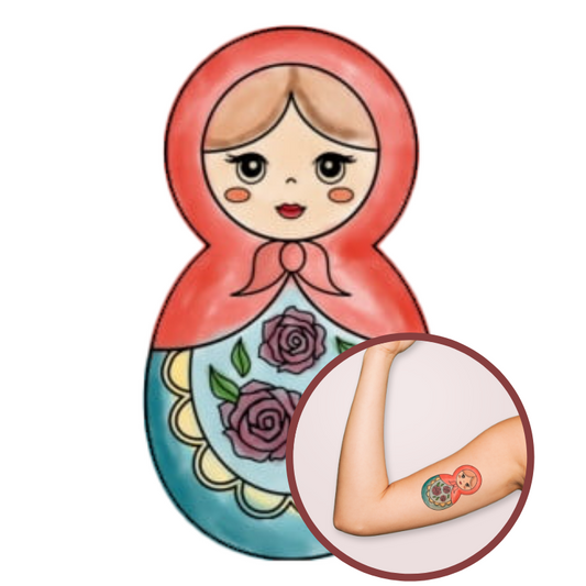 Tatouage Poupée Russe Chic