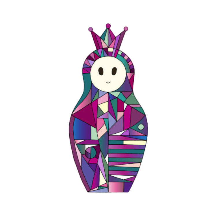 Tatouage Poupée Russe Géométrique - Collection Matryoshka Glam