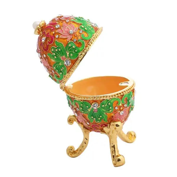 FABERGÉ LUXE: ŒUF ÉCLATANT DE TOPAZE IMITATION