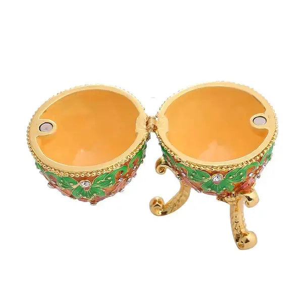 FABERGÉ LUXE: ŒUF ÉCLATANT DE TOPAZE IMITATION