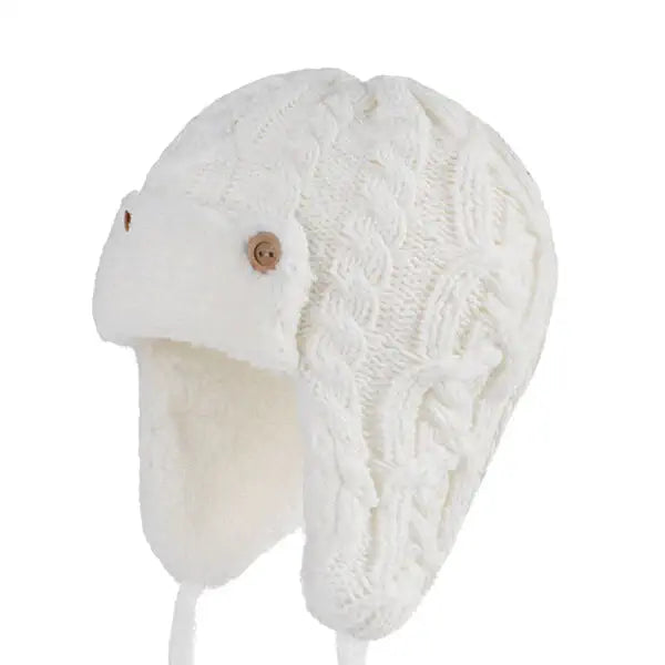 BONNET CHAPKA BÉBÉ BLANC - Marque Magikei