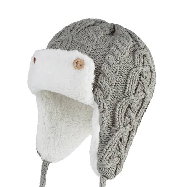 Bonnet Chapka Enfant Gris - Collection Hiver 2022
