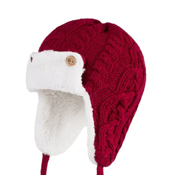Bonnet chapka enfant rouge - Confort et style assurés