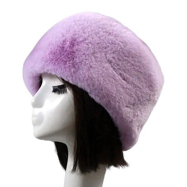 BONNET RUSSE POUR FEMME VIOLET