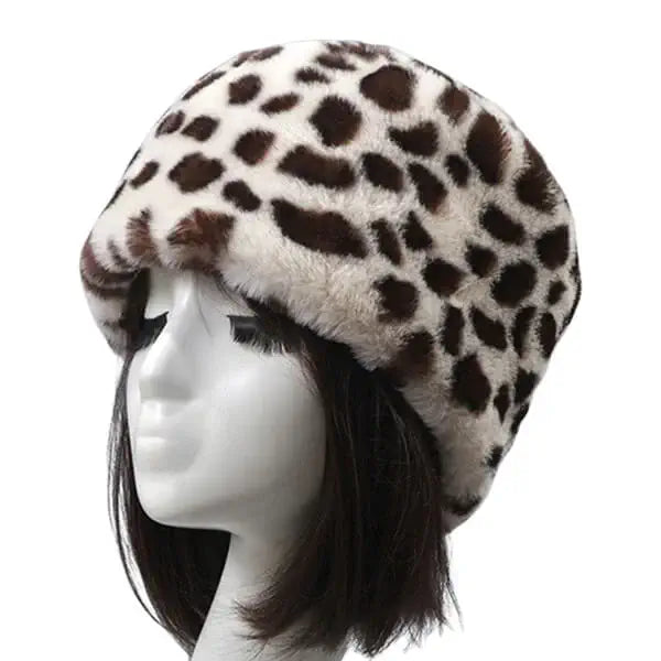 BONNET RUSSE FEMME LÉOPARD - ÉDITION LIMITÉE