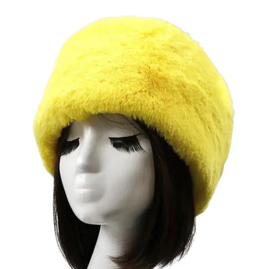 Bonnet Russe Femme Jaune - Style et Élégance