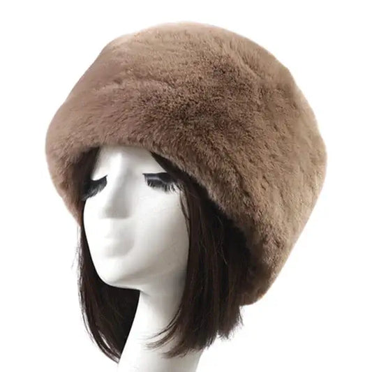 BONNET RUSSE FEMME MARRON - ÉLÉGANCE RUSSE