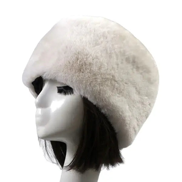 Bonnet russe femme blanc - Collection Hiver 2021