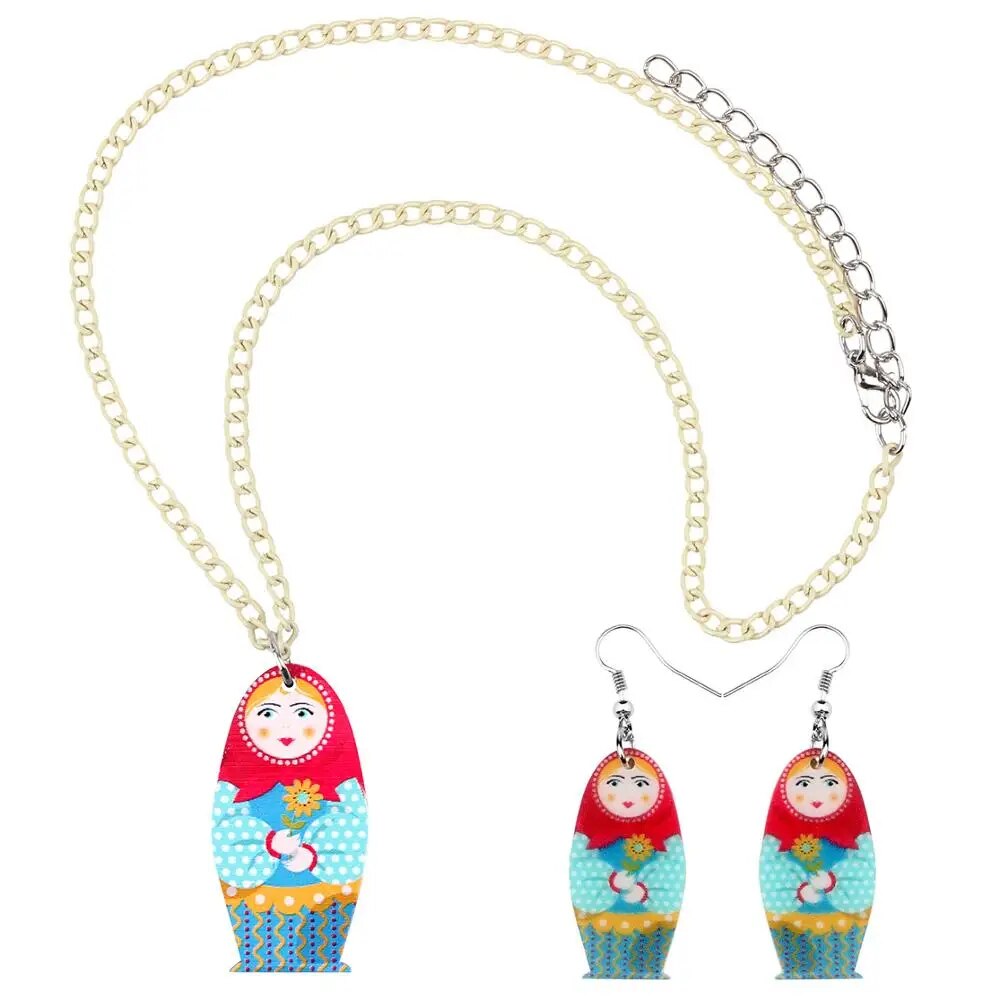 Collier matriochka Eva Collection