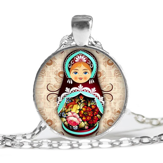 Collier Matriochka Vintage - Édition Limitée