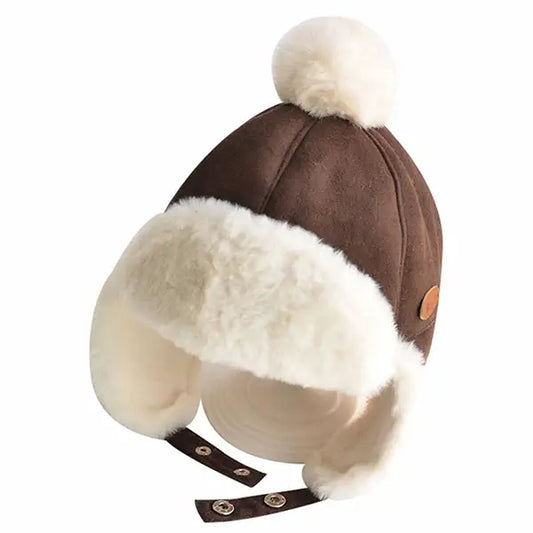 Chapka Bébé Marron Foncé - Collection Douceur Infantile
