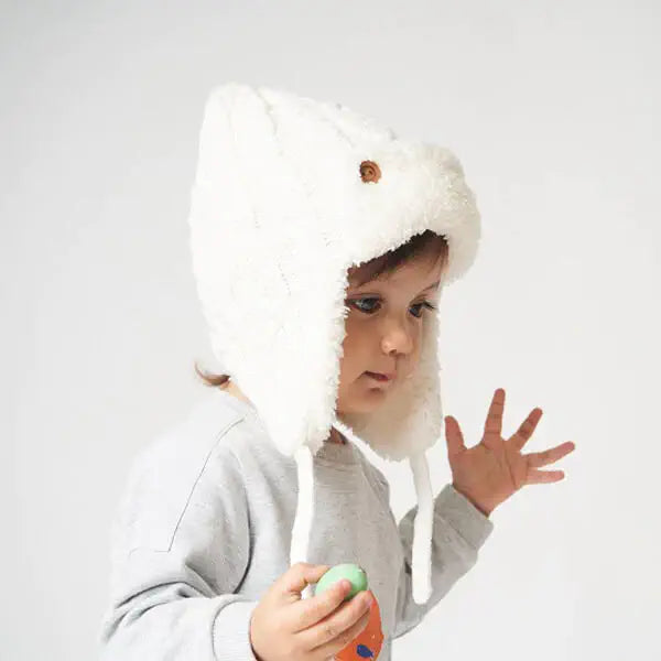 BONNET CHAPKA BÉBÉ BLANC - Marque Magikei