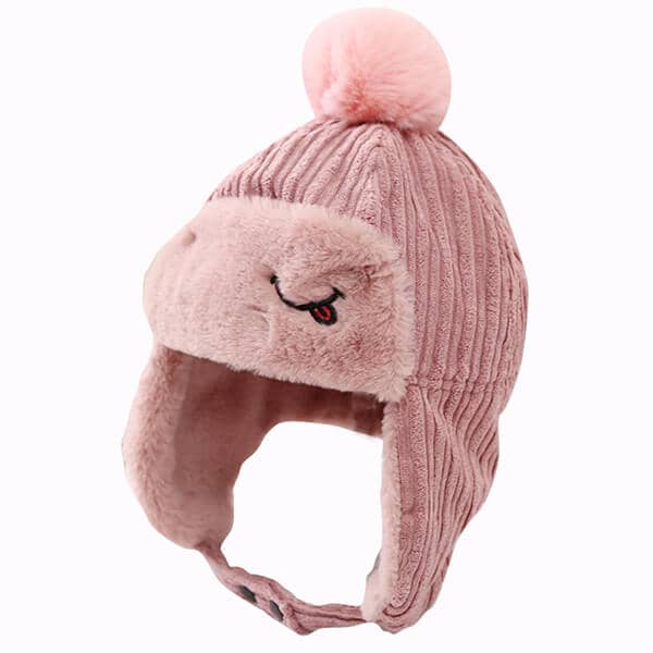 Chapka Enfant Fille Rose - Édition Limitée