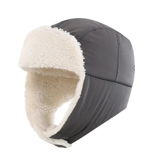 Chapka Enfant Grise en Imitation Laine