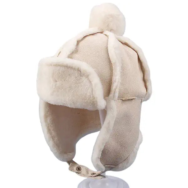 CHAPKA ENFANT EN POLAIRE - BEIGE