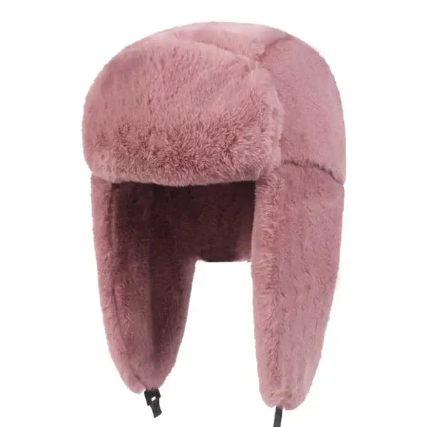 CHAPKA FÉMININE EN ROSE