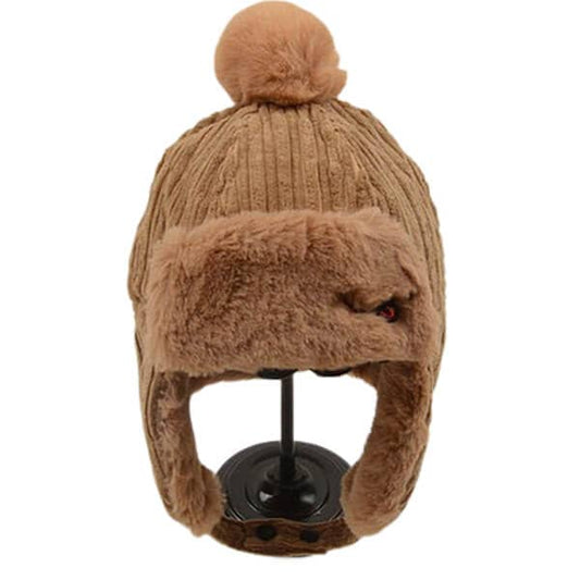 CHAPKA KIDS EN CUIR MARRON