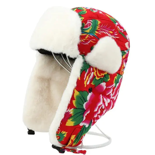 CHAPKA RUSSE FLORALE