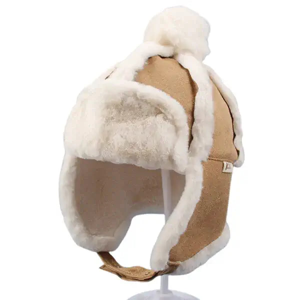 CHAPKA ENFANT EN POLAIRE MARRON