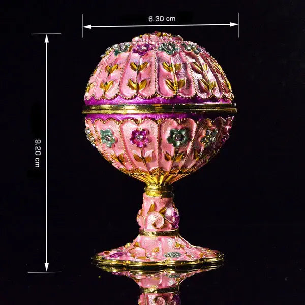 Réplique d'Œuf de Fabergé en Morganite