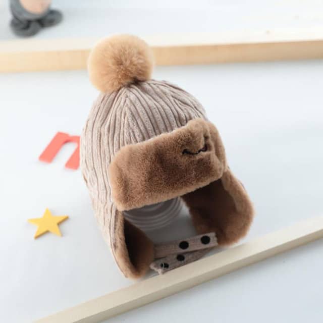 CHAPKA KIDS EN CUIR MARRON