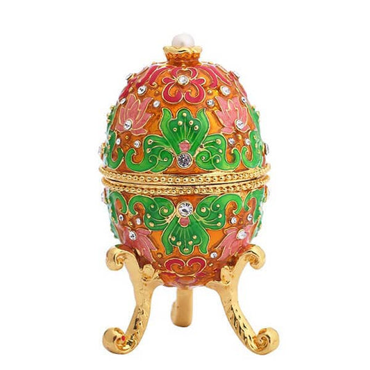 FABERGÉ LUXE: ŒUF ÉCLATANT DE TOPAZE IMITATION