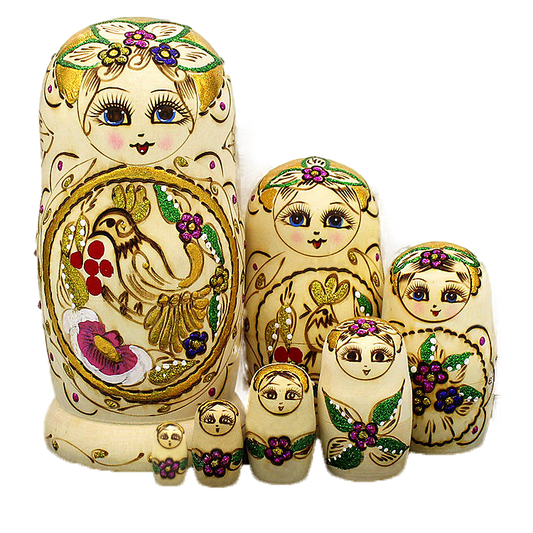 Poupée Russe MAYA - Artisanat Traditionnel de Qualité