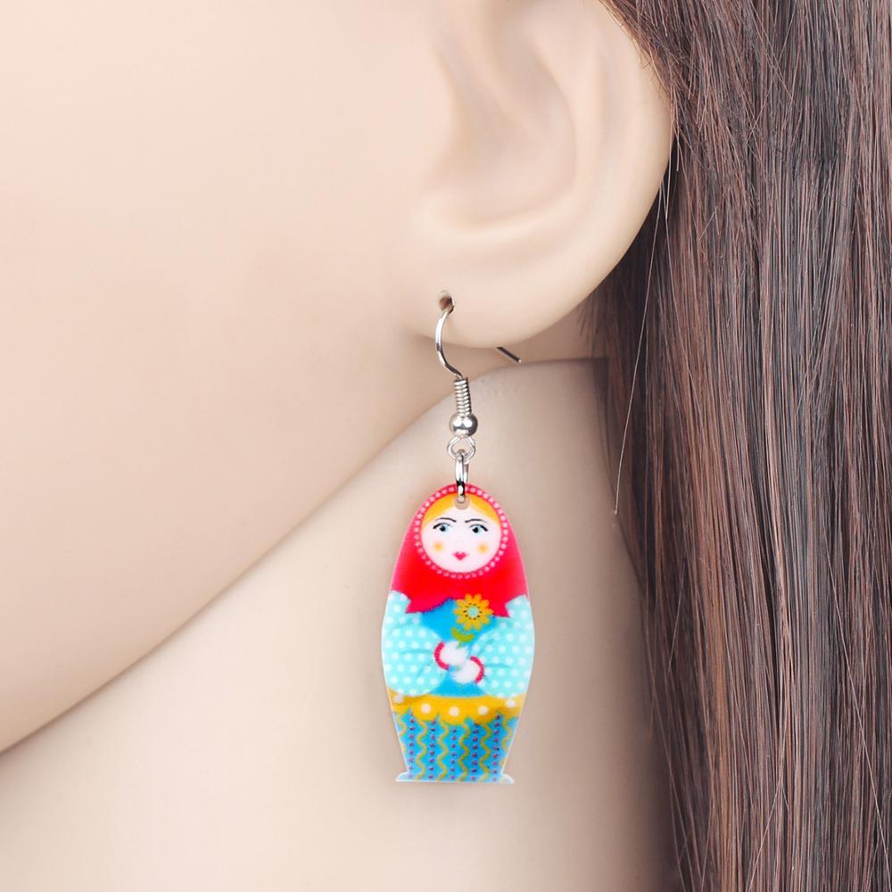 Boucles d'Oreilles Matriochka ELISA - Collection Exclusivité