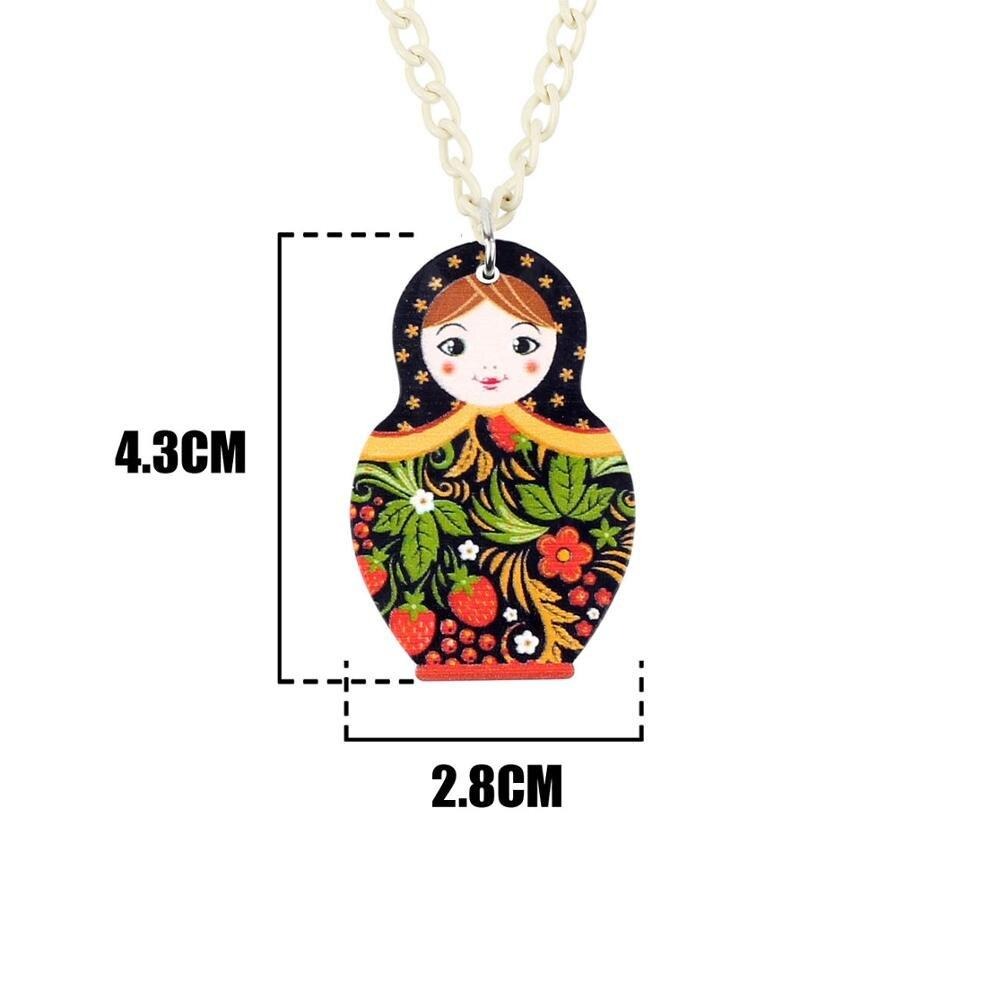 Collier Matriochka par ANAELLE