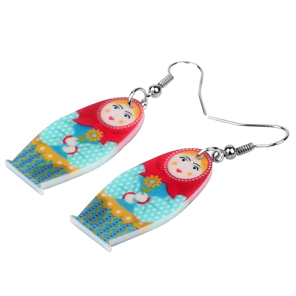 Boucles d'Oreilles Matriochka ELISA - Collection Exclusivité